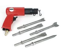 Mannesmann - M 1513 - Martillo neumático burilador con 5 cinceles