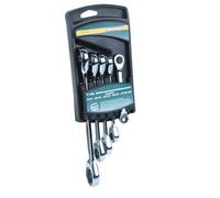 juego de 5 llaves estrella con carraca 72 dientes mannesmann m19828