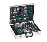 Mannesmann M29075, Maletín de herramientas de aluminio, Equipado, Juego de 108 Piezas
