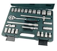 Mannesmann - M29080 - Juego de llaves de vaso 1/2", 25 piezas. Cromo-vanadio