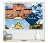 Mannheim - Jugendstil bis Popart (hochwertiger Premium Wandkalender 2026 DIN A2 quer), Kunstdruck in Hochglanz: Mannheim - Die Residenzstadt Ist ein Jugendstil Juwel und Streetart Hot Spot mit Charme.