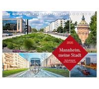 Mannheim, meine Stadt (Tischkalender 2026 DIN A5 quer), CALVENDO Monatskalender: 12 schöne Motive aus der Quadratestadt.