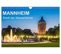Mannheim - Stadt der Wassertürme (Wandkalender 2026 DIN A4 quer), CALVENDO Monatskalender: Fotos schöner Wassertürme aus der Quadratestadt Mannheim.