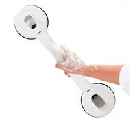 Mannicix Agarraderas Baño para Mayores, Asa de Seguridad para Baño | con Ventosa, 45 CM Asidero Ducha MAX 150 KG, Asidero de Ducha Seguro y Resistente, Sin Taladrar y Desmontable