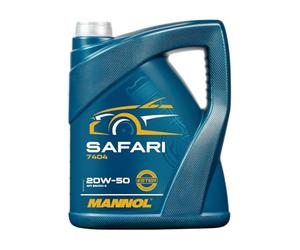 Mannol 10615100400 Safari 20W 50 API SN/CH-4 Aceite de Motor, 4 l