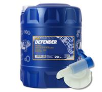 Mannol 10W-40 Defender Aceite de Motor Parte Sintético 20 Litro Con Llave