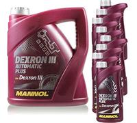 Mannol 11224322 - Aceite para transmisión automática de 12 litros Dexron III Automatic Plus Oil
