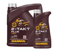 Aceite de Motor 2-Takt Plus Mannol Api TC 4 Litro Moto Scooter Motor Aceite