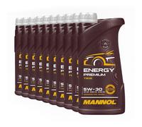 Mannol 5W-30 Energy Premium Aceite De Motor, VW 505 01, Dexos1 Gen3, 10x1 Litro