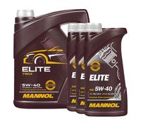 MANNOL 5W-40 ELITE Aceite de motor ACEA A3/B4, MB229.5, 8 Litros 5+3x1