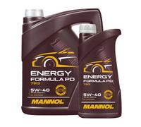 MANNOL 5W-40 Fórmula PD Aceite De Motor MB 229.51, ACEA C3, 6 Litros