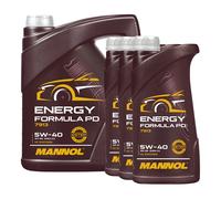 MANNOL 5W-40 Fórmula PD Aceite De Motor MB 229.51, ACEA C3, 8 Litros