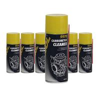 MANNOL 6 limpiadores de carburadores 9970 de 400 ml para válvulas de mariposa