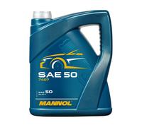 MANNOL 7407 SAE 50 Aceite De Motor Mineral De Un Solo Grado API CH-4, 5 Litros