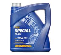 MANNOL 7512 Aceite Motor 4 L 10W-30 4 Tiempos API SN Totalmente Sintético