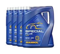 MANNOL 7512 SPECIAL MÁS SAE 10W-30 Aceite de motor, VW 50500, 50101, 4x5 Litro