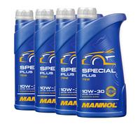 MANNOL Aceite de motor 10W-30 SPECIAL PLUS aceite parcialmente sintético Aceite para motor ACEA A3/B3 API SN 1L