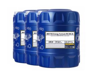 Mannol 7706 Energía Fórmula Rn SAE 5W-30 Aceite Motor Renault RN0720, 60 Litro