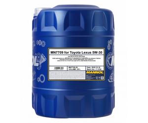 Mannol 7709 para Toyota Lexus SAE 5W-30 Aceite, Api Sp, Acea A5/B5, 20 Litro