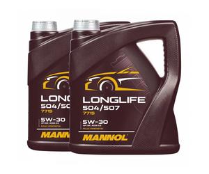 Mannol 7715 SAE 5W-30 Longlife Aceite VW 504.00/507.00 ,MB 229.51 ,2x4 de Litro