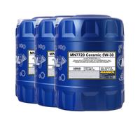 Mannol 7720 Cerámico SAE 5W-30 Aceite Acea C3, VW 50501 , BMW LL-04, 20 Litro
