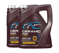 MANNOL 7726 Aceite Motor Cerampro SAE 10W-40 ACEA A3/B4 VW 505 00 2x5 L