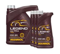 MANNOL 7918 Legend Ultra SAE 0W20, API SP RC, 4+3x1 Litro