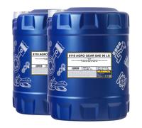 MANNOL 8110 Agro Gear 90 LS Aceite de Engranajes API GL-5 LS, 2x10 L