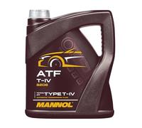 MANNOL 8208 ATF T- IV 4 L | Sintético, JASO M315 1A y JWS 3309, para T a T-IV, alto índice de viscosidad hasta -45 °C, protege contra la corrosión