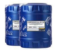 MANNOL Aceite De Compresor ISO 100 2902, 2x10 Litros
