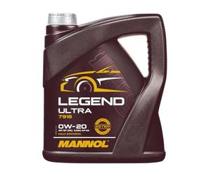 MANNOL Aceite de motor 0W-20 LEGEND API SP ULTRA 5L Compatible con LAND ROVER Range Rover Sport L494, JAGUAR XE X760