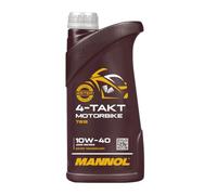 MANNOL Aceite de motor 10W-40 aceite parcialmente sintético aceite API SN 4-Takt Motorbike 1L Compatible con YAMAHA MOTORCYCLES MT FZS XT YP X-MAX