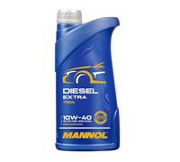 MANNOL Aceite de motor 10W-40 DIESEL EXTRA aceite parcialmente sintético ACEA A3/B4 API CH-4 API SL 1L Compatible con VW Polo V Hatchback 6R1, 6C1 up! Hatchback 121, 122, BL1, BL2, BL3, 123, TOYOTA