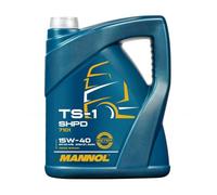 MANNOL Aceite de motor 15W-40 TS-1 Aceite mineral ACEA A3/B4 ACEA E3 ACEA A3/B3 API CH-4 API CG-4 API CF-4 API SL SHPD 5L Compatible con MERCEDES-BENZ Clase C T-modell S204 Clase E T-modell S212