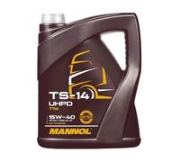 MANNOL Aceite de motor 15W-40 TS-14 ACEA E7 ACEA E9 API SN API CJ-4 UHPD 5L Compatible con MERCEDES-BENZ Vario Furgoneta B667, B670, B668 Vario Caja/Chasis B670, B668, B667 VARIO Cabeza tractora