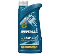 MANNOL Aceite de motor 15W-40 UNIVERSAL Aceite mineral Aceite para motor ACEA A3/B4 API SN API CH-4 1L