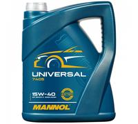 Mannol Aceite de motor SAE 15W-40 Universal API SN/CH-4 5 litros