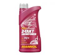 MANNOL Aceite de motor 2-Takt API TC Plus Snowpower 1L Compatible con YAMAHA MOTORCYCLES JOG TZR BWs AEROX DT