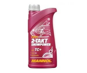 MANNOL Aceite de motor 2-Takt API TC Plus Snowpower 1L Compatible con YAMAHA MOTORCYCLES NEOS AEROX BWs ZEST DT