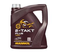 2 Contacto Aceite 4 Litro Mannol 2Takt Plus Parcialmente Sintético Mezcla