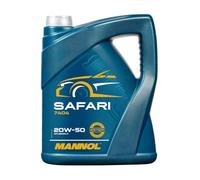 MANNOL Aceite de motor 20W-50 SAFARI Aceite sintético HC (Hydro Cracked) aceite API SN API CH-4 4L Compatible con TOYOTA AYGO WNB1, KGB1, SUZUKI SWIFT III MZ, EZ, HYUNDAI i20 PB, PBT