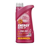MANNOL Aceite de motor 5W-20 Energy Aceite sintetico Aceite para motor ACEA C5 API SN Ultra JP 1L