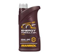 MANNOL Aceite de motor 5W-30 Energy ACEA C2 ACEA C3 API SP Formula OP 1L Compatible con VW Polo V Hatchback 6R1, 6C1 Golf 7 Hatchback 5G1, BQ1, BE1, BE2, PEUGEOT 208 I Hatchback CA, CC, TOYOTA, OPEL