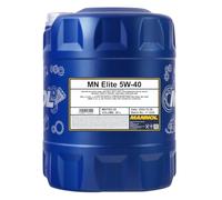 MANNOL Aceite de motor 5W-40 ACEA A3/B4 API SN API CH-4 Elite 20L Compatible con VW Polo V Hatchback 6R1, 6C1 up! Hatchback 121, 122, BL1, BL2, BL3, 123 Golf 7 Hatchback 5G1, BQ1, BE1, BE2, PEUGEOT