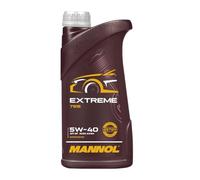 MANNOL Aceite de motor 5W-40 ACEA A3/B4 API SN API CH-4 Extreme 1L Compatible con VW Polo V Hatchback 6R1, 6C1 up! Hatchback 121, 122, BL1, BL2, BL3, 123 Golf 7 Hatchback 5G1, BQ1, BE1, BE2, PEUGEOT