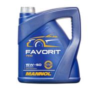 5 Litros MANNOL Favorit 15W-50 API SL CF CF-4 Aceite De Motor 15W50