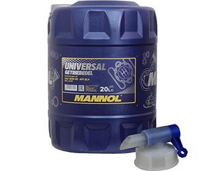 MANNOL - Aceite universal para transmisión 80W-90 API GL 4 MN8107-20, 20 litros con válvula de descarga
