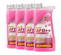 Mannol AF13 -40°C Antifreezekühlerfrostschutz Mezcla Preparada TL-774 G / J, 4x1