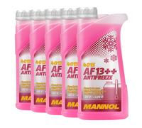 Mannol AF13 -40°C Antifreezekühlerfrostschutz Mezcla Preparada TL-774 G / J, 5x1