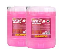 Mannol Anticongelante AF12 + Longlife Anticongelante Fertiggemisch, 2x10 Litro